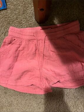 UNIONBAY Coral Pink Athletic Shorts with Drawstring Waist